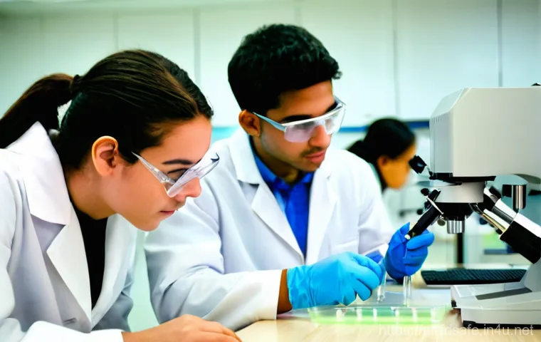 식품위생사 취업에 유리한 학위 - **Prompt:** A highly professional female food safety specialist, aged late 20s to early 30s, of Port...